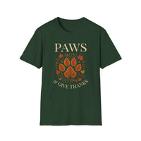 Load image into Gallery viewer, Paws and Give Thanks T-Shirt

