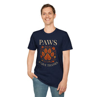 Load image into Gallery viewer, Paws and Give Thanks T-Shirt
