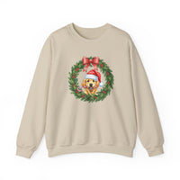 Load image into Gallery viewer, Golden Retriever Christmas Wreath | Sweatshirt
