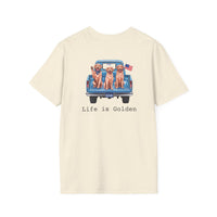 Load image into Gallery viewer, Life Is Golden USA Truck T-Shirt

