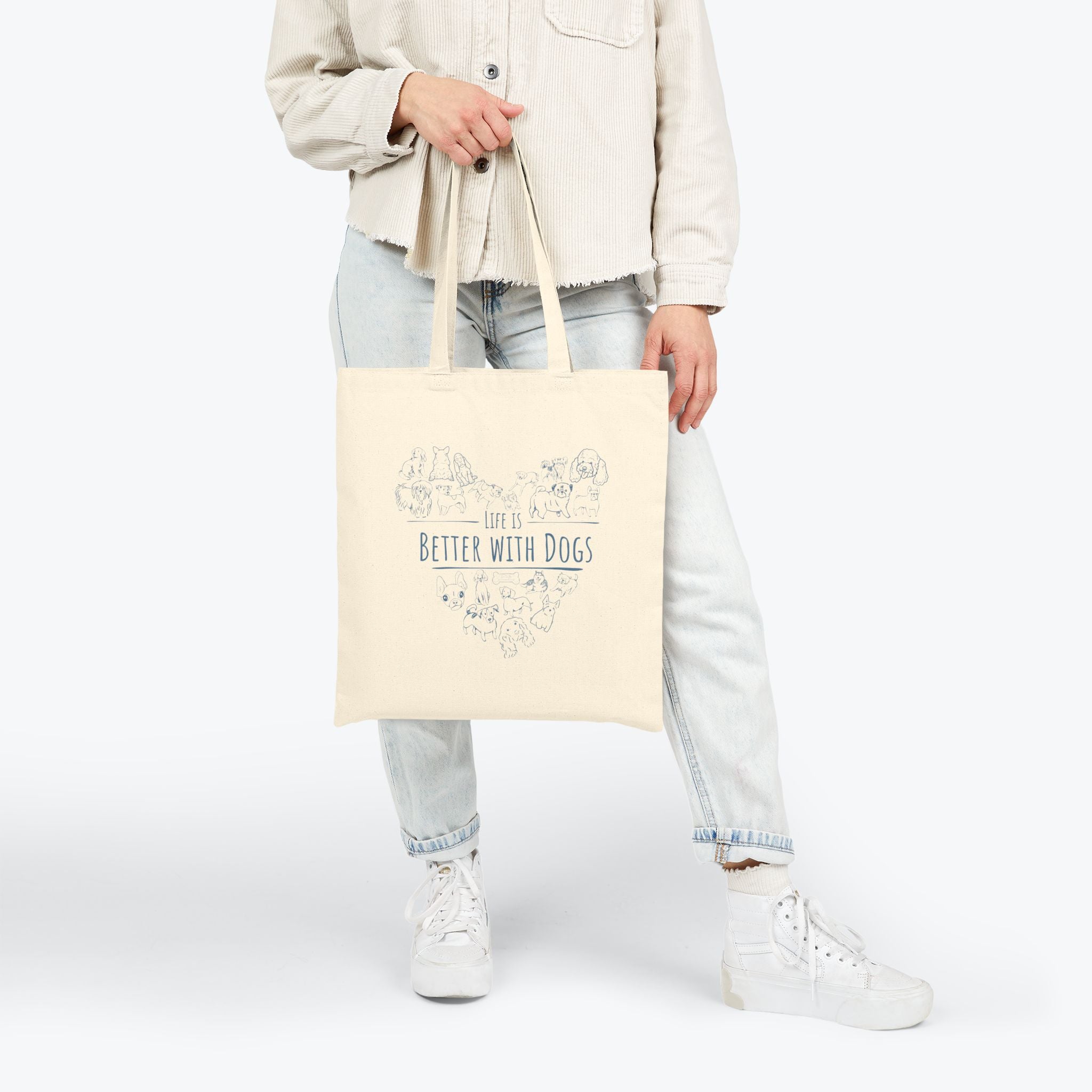 Life Is Better With Dogs | Tote Bag