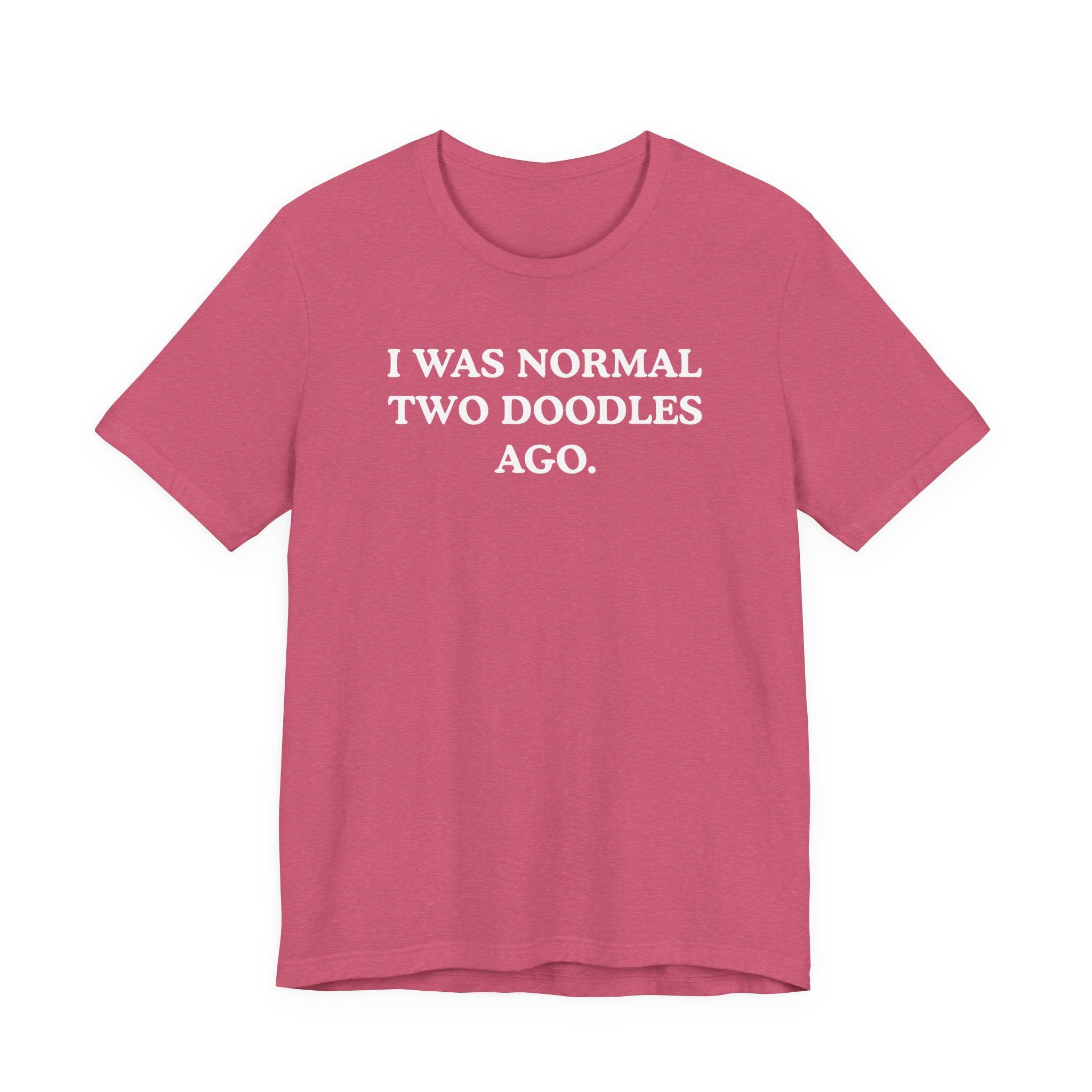 I Was Normal Two Doodles Ago | Graphic Tee