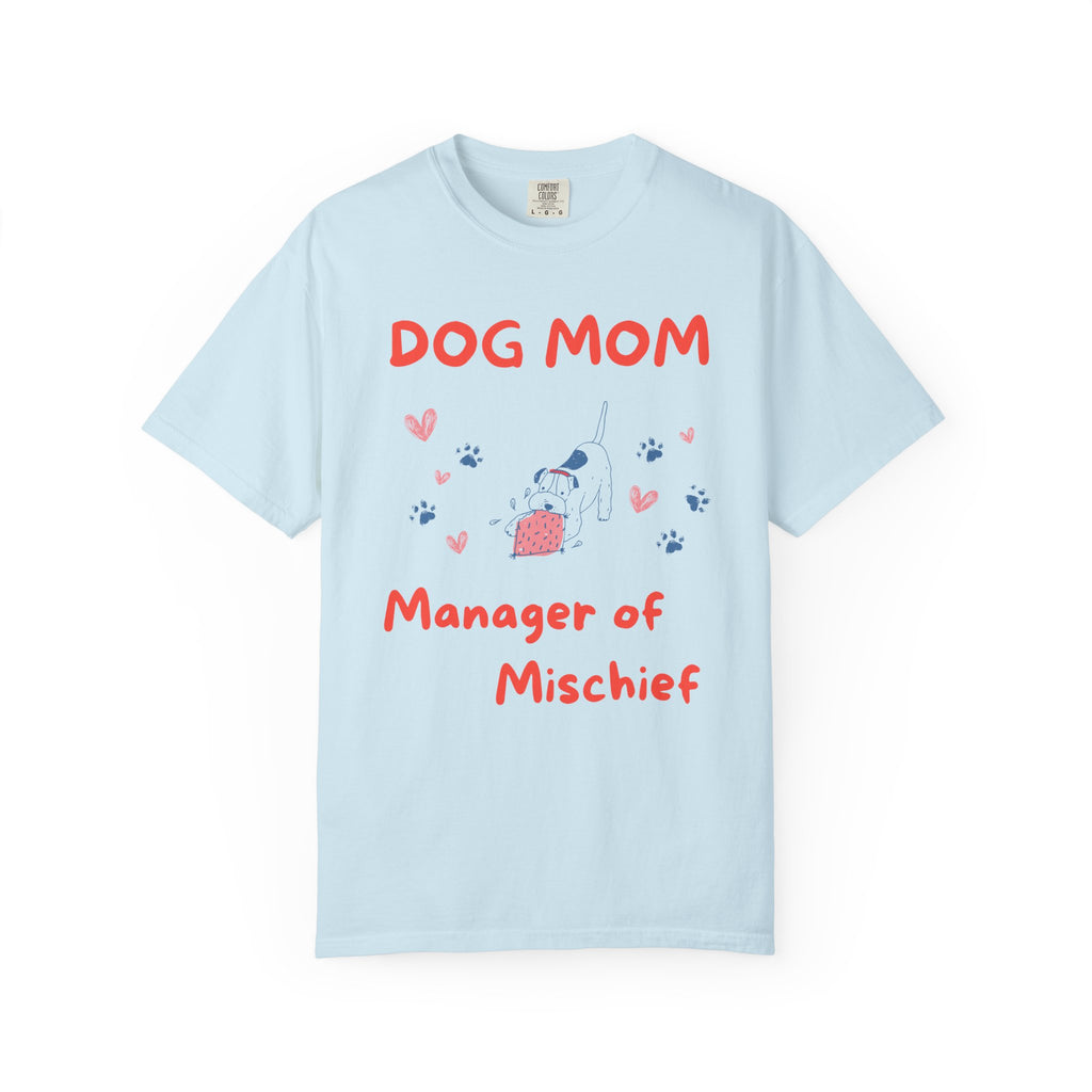 Dog Mom - Manager of Mischief | Graphic Heavyweight Tee