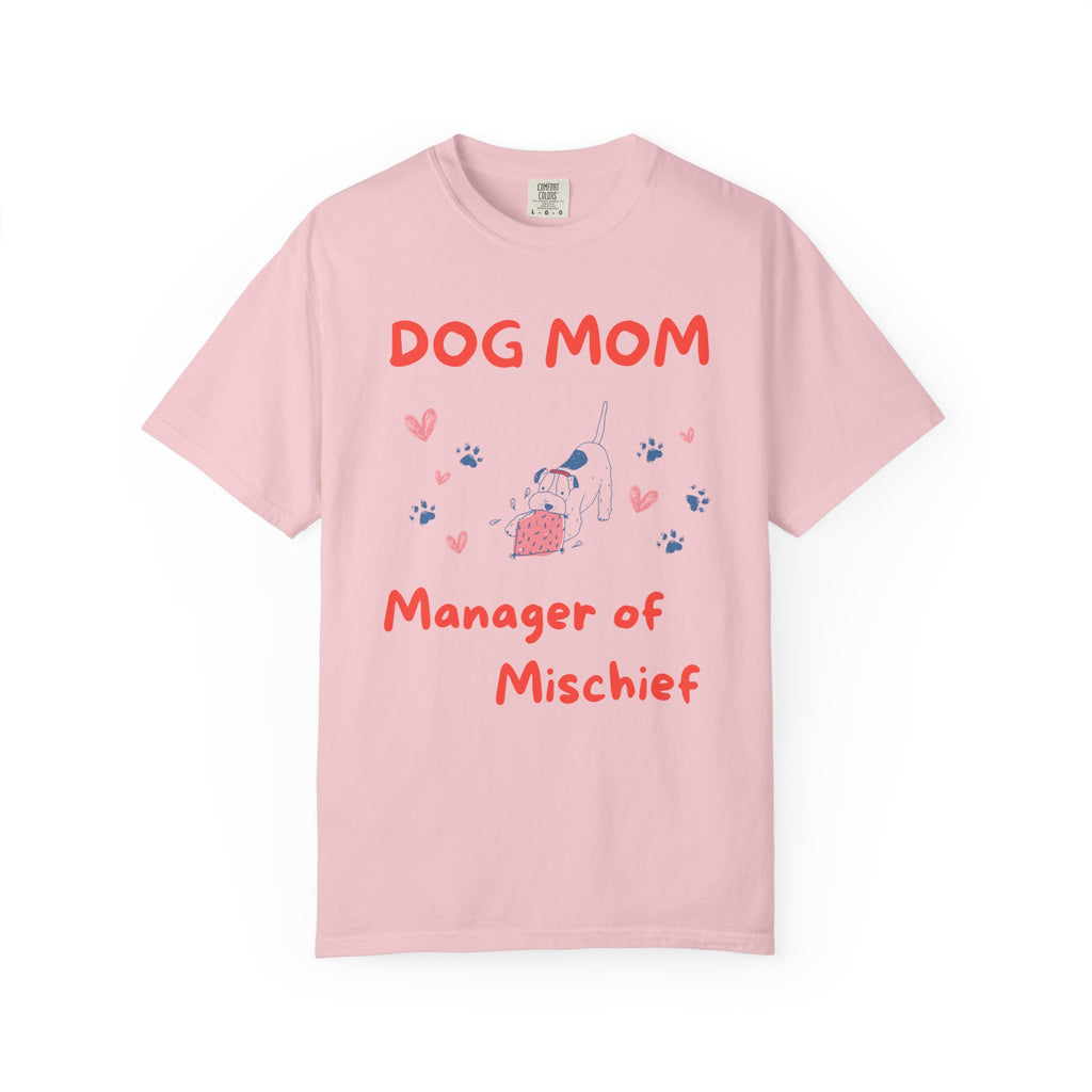 Dog Mom - Manager of Mischief | Graphic Heavyweight Tee