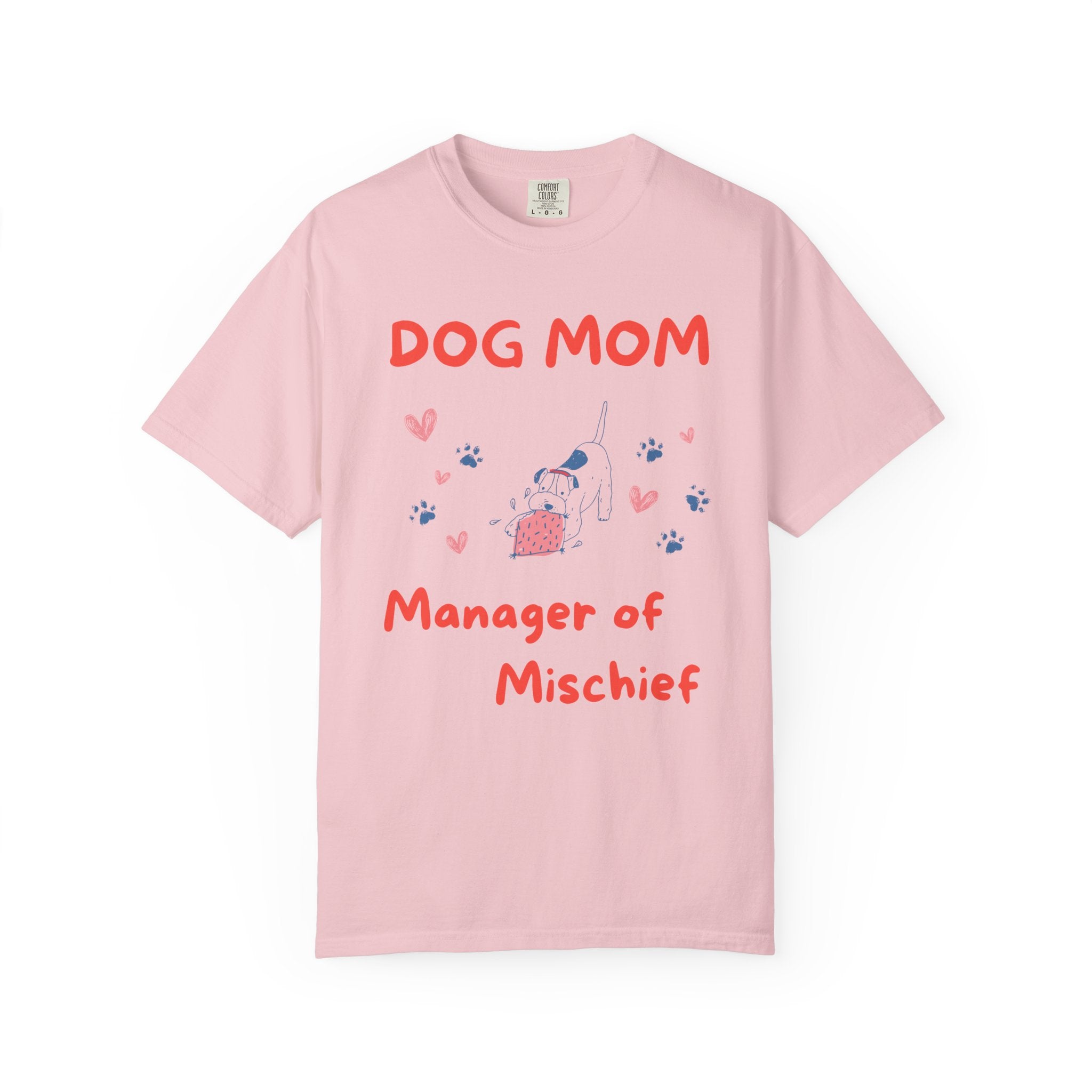 Dog Mom - Manager of Mischief | Graphic Heavyweight Tee