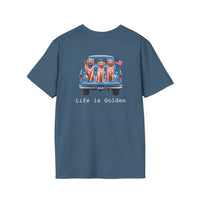 Load image into Gallery viewer, Life Is Golden USA Truck T-Shirt
