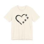 "Best Dog Mom Ever" Big Heart and Paws | Graphic Tee