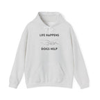 Life Happens Dogs Help | Graphic Hoodie