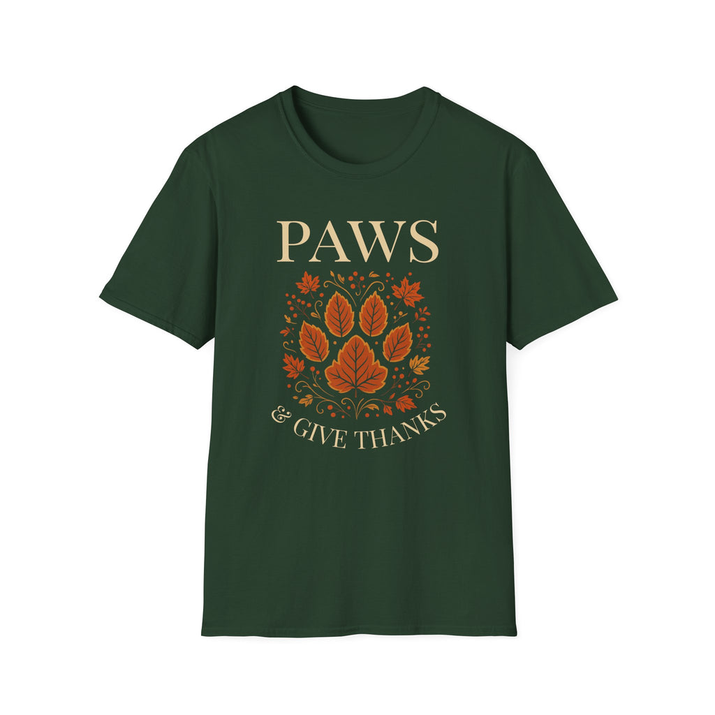 Paws and Give Thanks T-Shirt