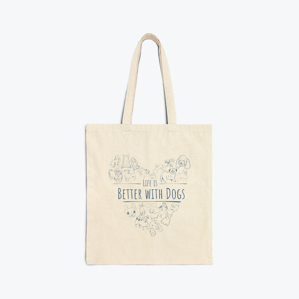 Life Is Better With Dogs | Tote Bag