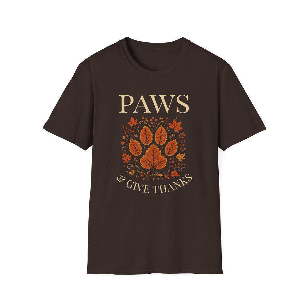 Paws and Give Thanks T-Shirt