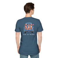 Load image into Gallery viewer, Life Is Golden USA Truck T-Shirt
