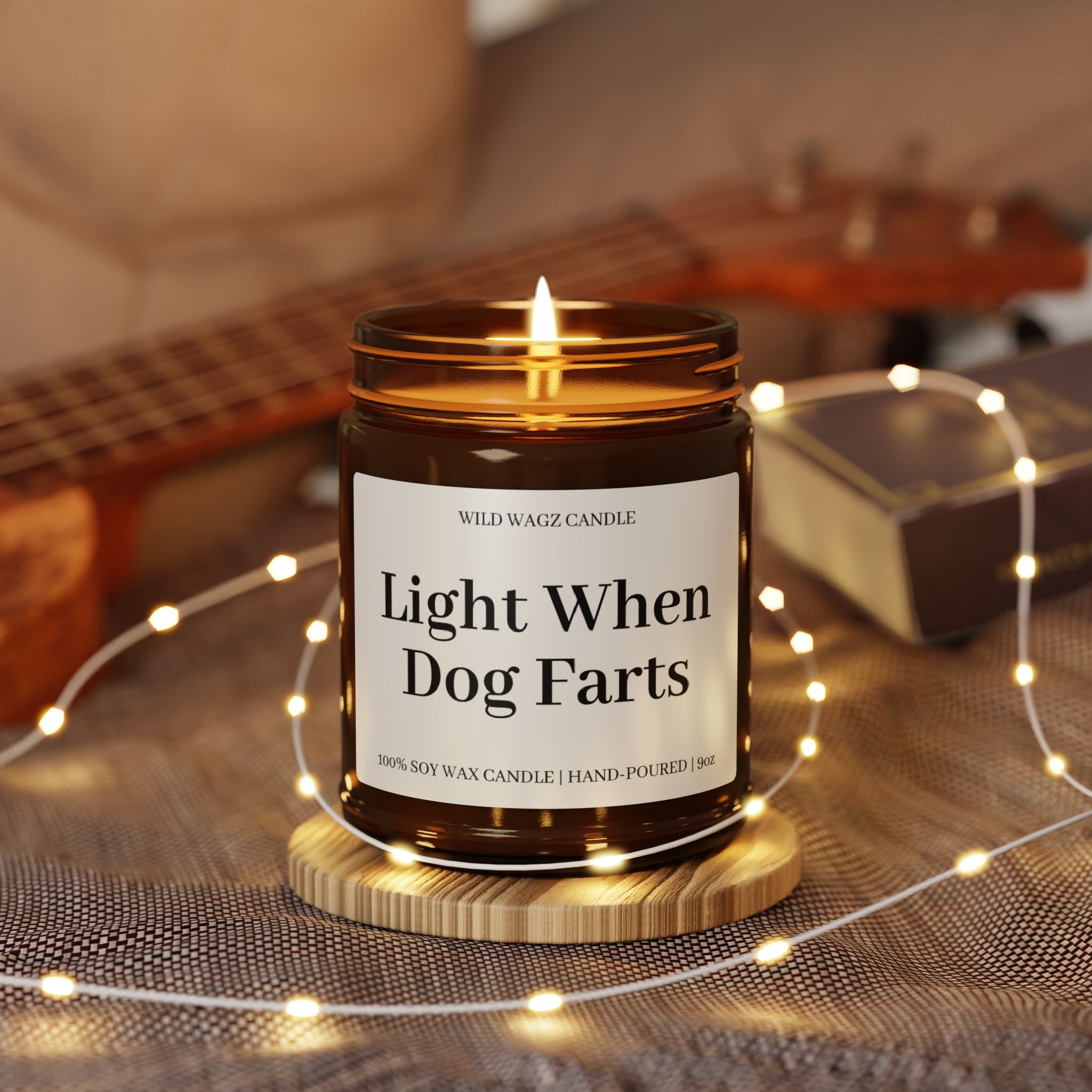 Light When Dog Farts | Scented Soy Candle