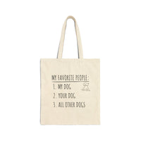 Load image into Gallery viewer, My Favorite People: Dogs | Tote Bag
