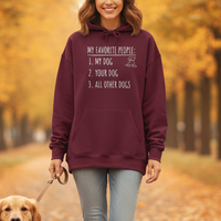 Load image into Gallery viewer, My Favorite People: Dogs | Graphic Hoodie
