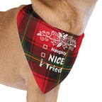 Naughty Nice I Tried | Dog Bandana