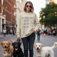 Load image into Gallery viewer, My Favorite Breed: Rescued | Sweatshirt
