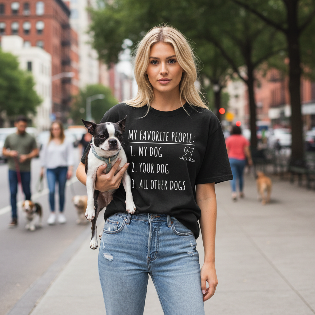 My Favorite People: Dogs | Graphic Heavyweight Tee