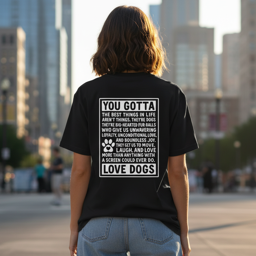 You Gotta Love Dogs | Graphic Heavyweight Tee
