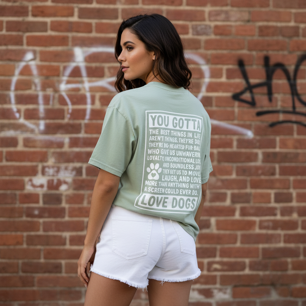 You Gotta Love Dogs | Graphic Heavyweight Tee