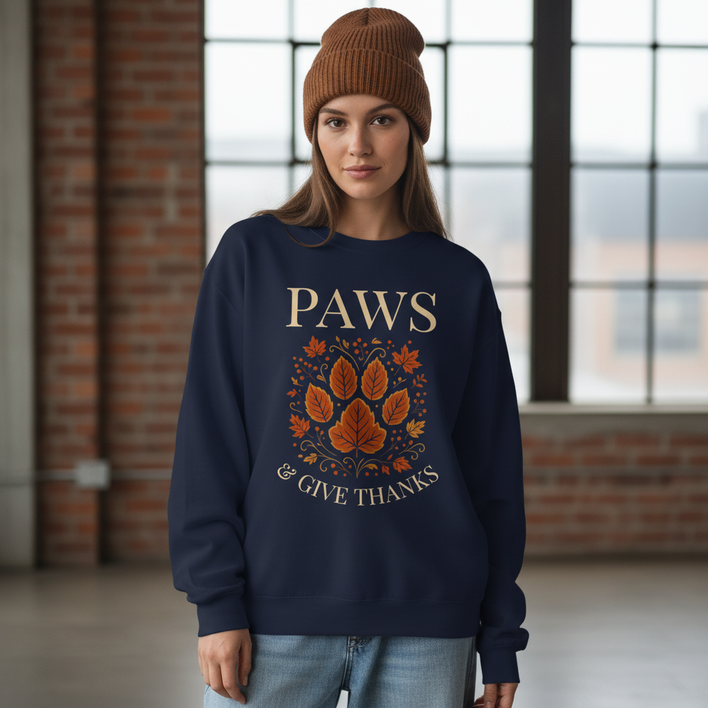 Paws Give Thanks Sweatshirt