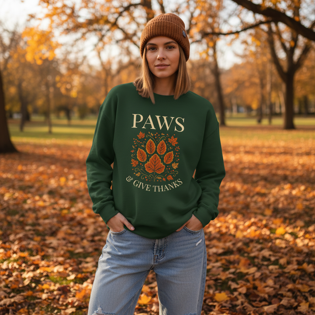 Paws Give Thanks Sweatshirt