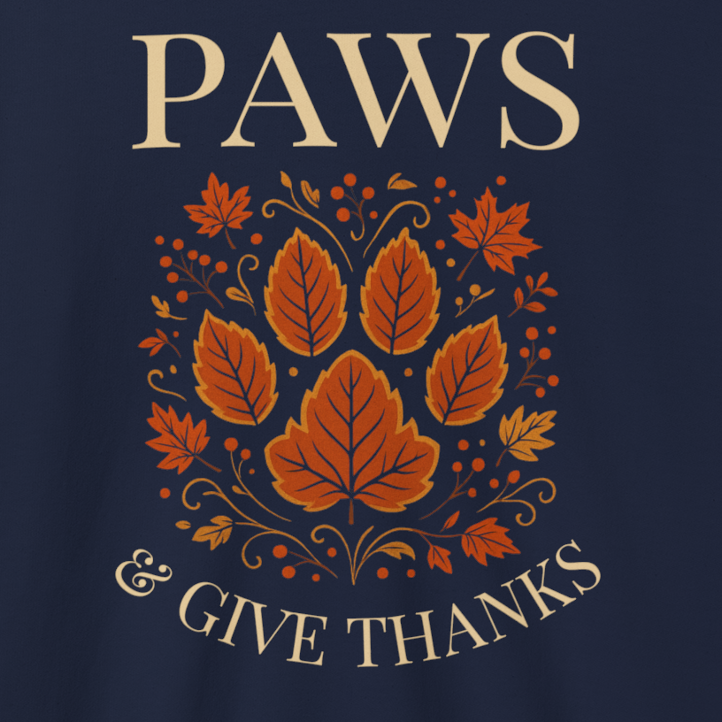 Paws and Give Thanks T-Shirt