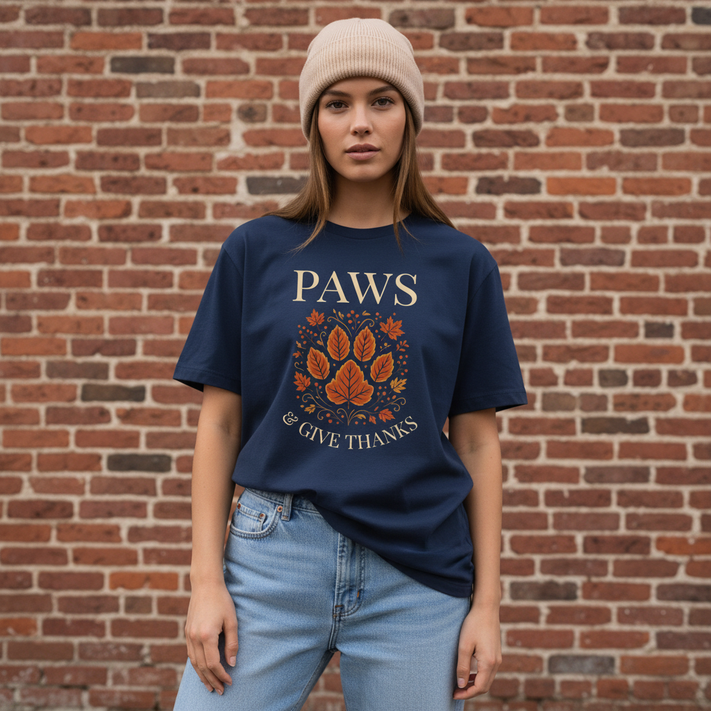 Paws and Give Thanks T-Shirt