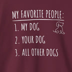 My Favorite People: Dogs | Sweatshirt