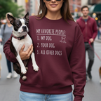 My Favorite People: Dogs | Sweatshirt