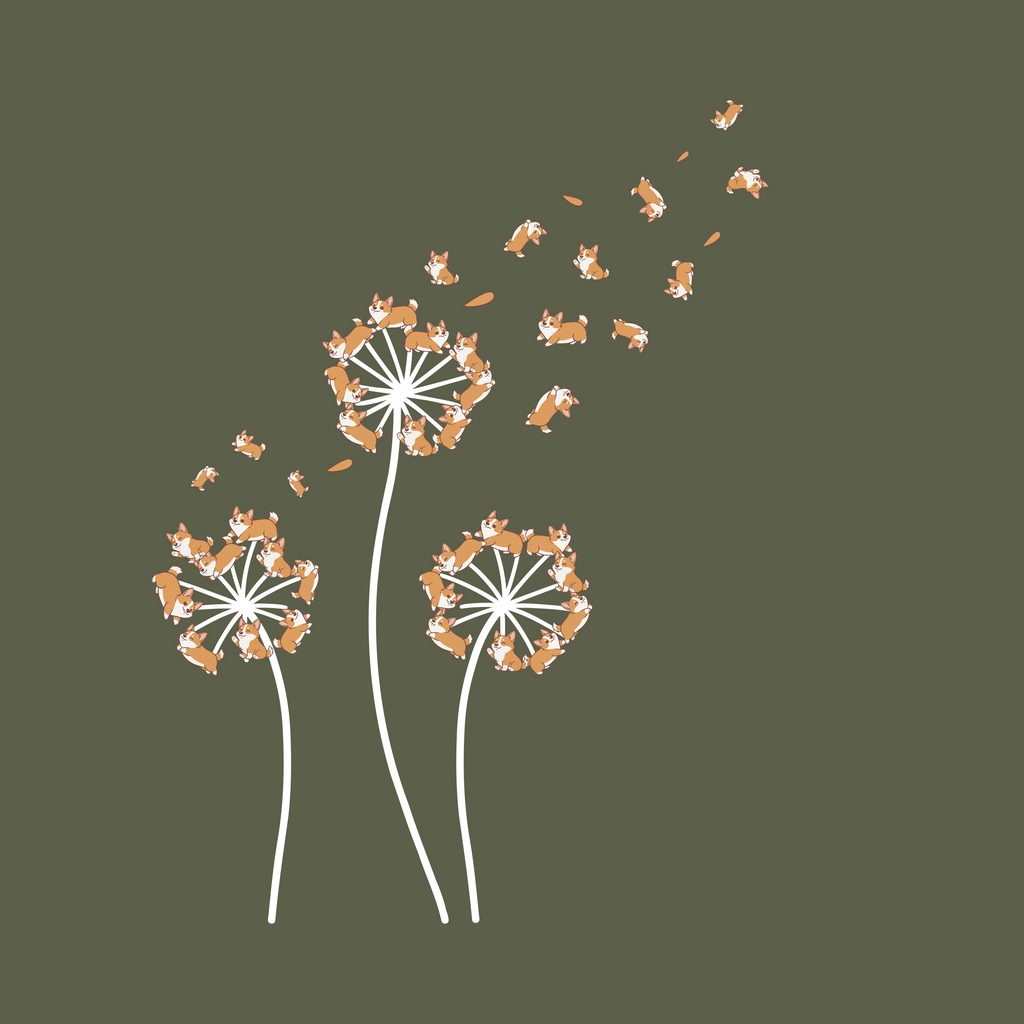 Corgi Dandelion | Sweatshirt
