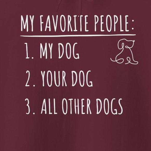 My Favorite People: Dogs | Graphic Hoodie