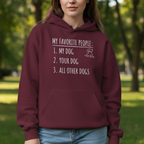 My Favorite People: Dogs | Graphic Hoodie