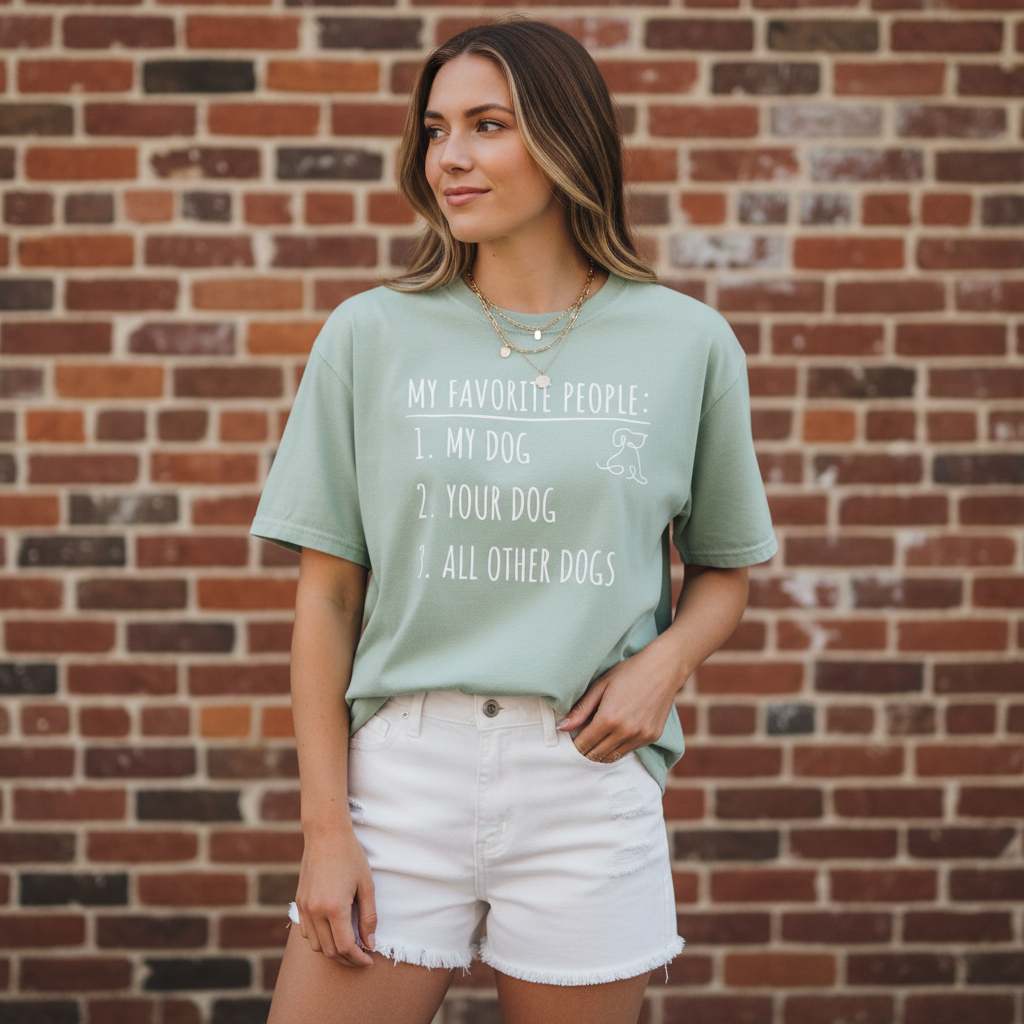 My Favorite People: Dogs | Graphic Heavyweight Tee