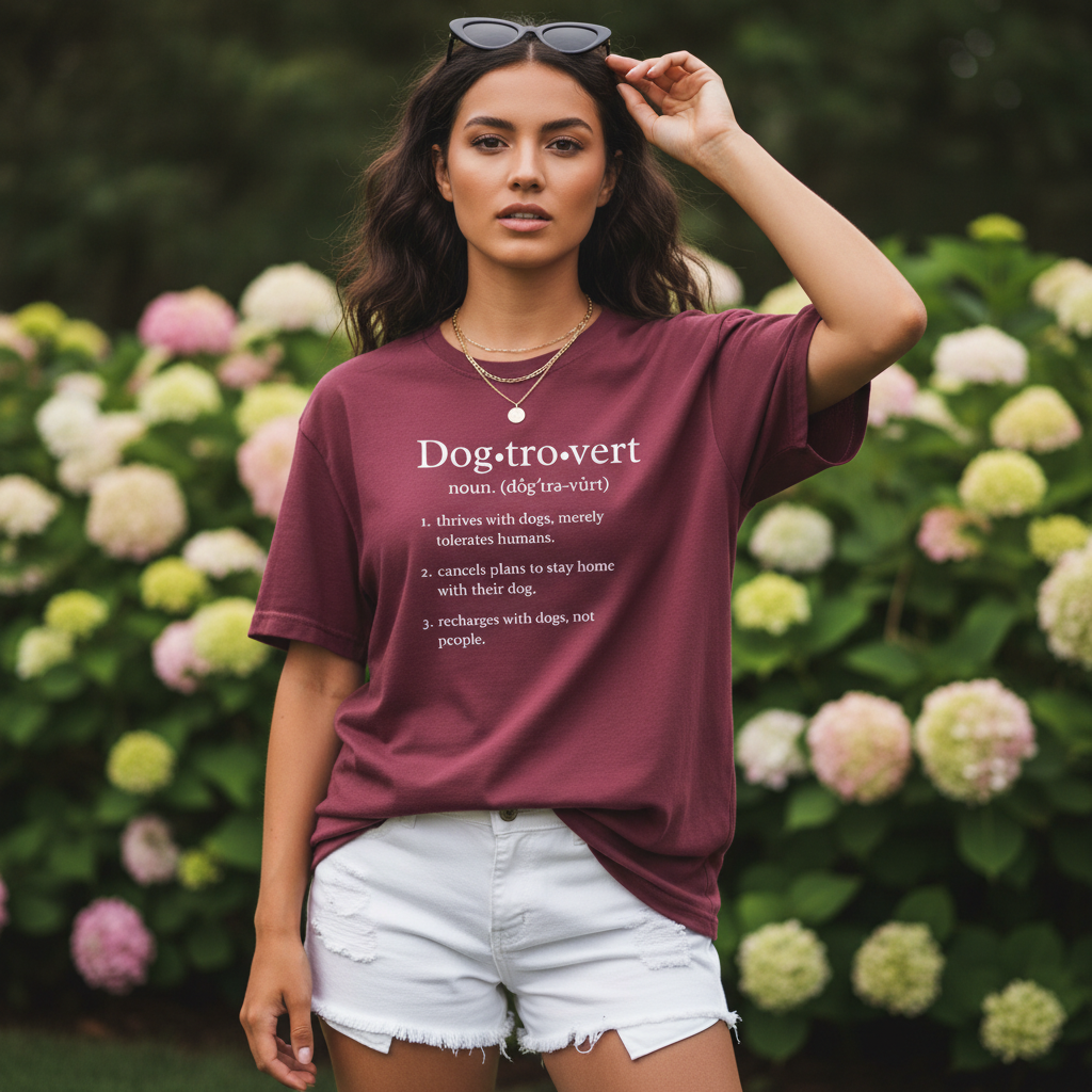Dogtrovert | Funny Graphic Tee