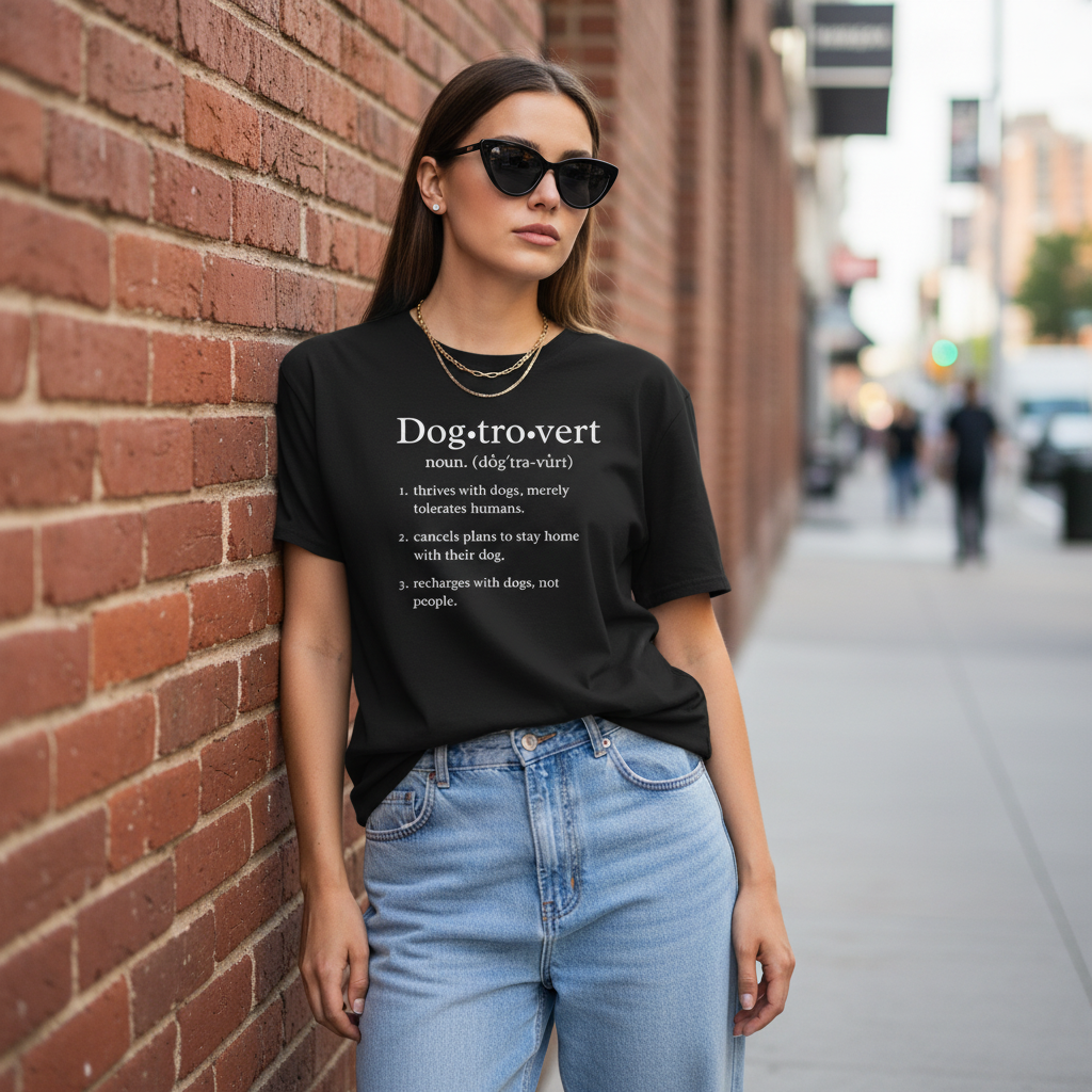 Dogtrovert | Funny Graphic Tee