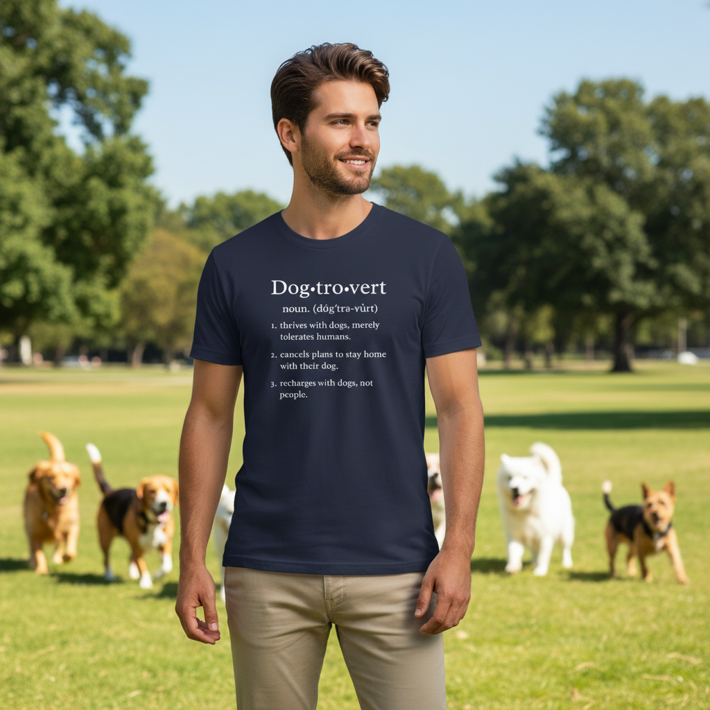 Dogtrovert | Funny Graphic Tee