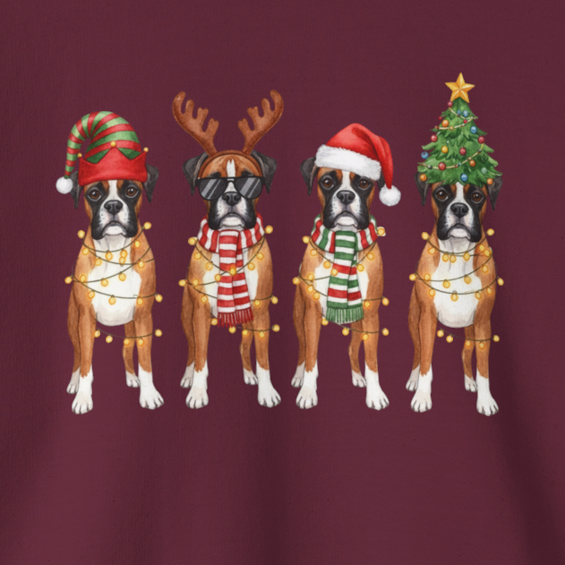 Christmas Boxer Dog | Sweatshirt