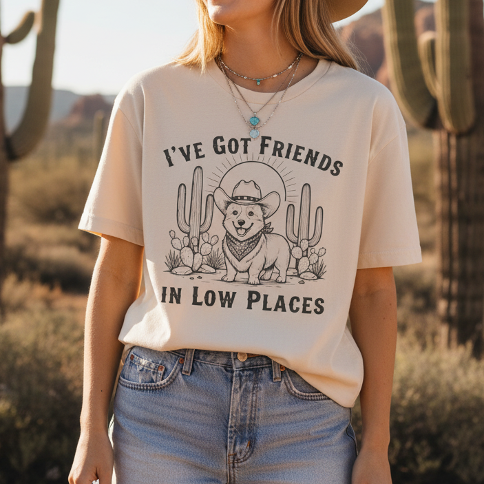I've Got Friends In Low Places | Graphic Tee