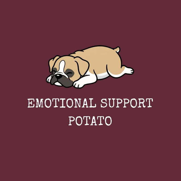 Emotional Support Potato - Boxer | Hoodie