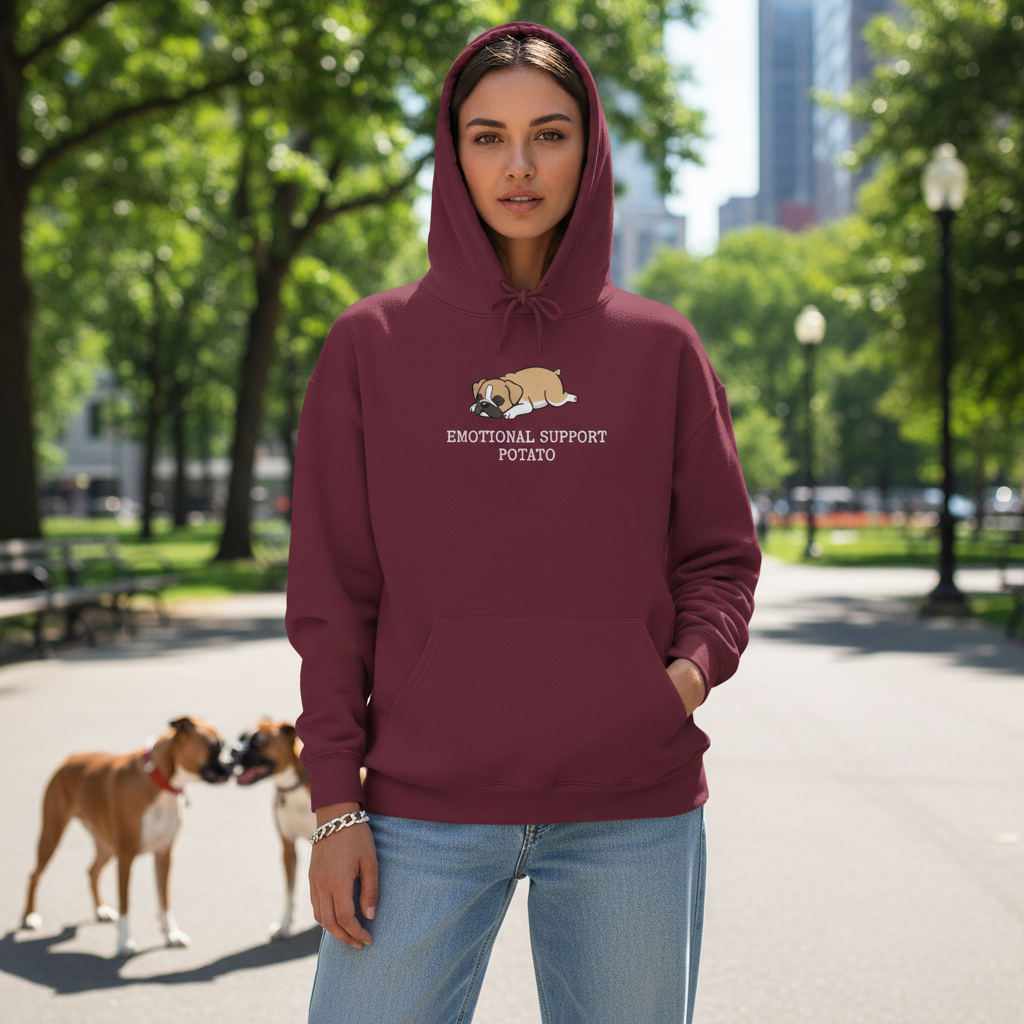 Emotional Support Potato - Boxer | Hoodie