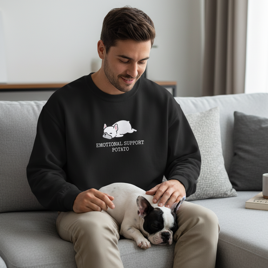 Emotional Support Potato - Frenchie | Sweatshirt