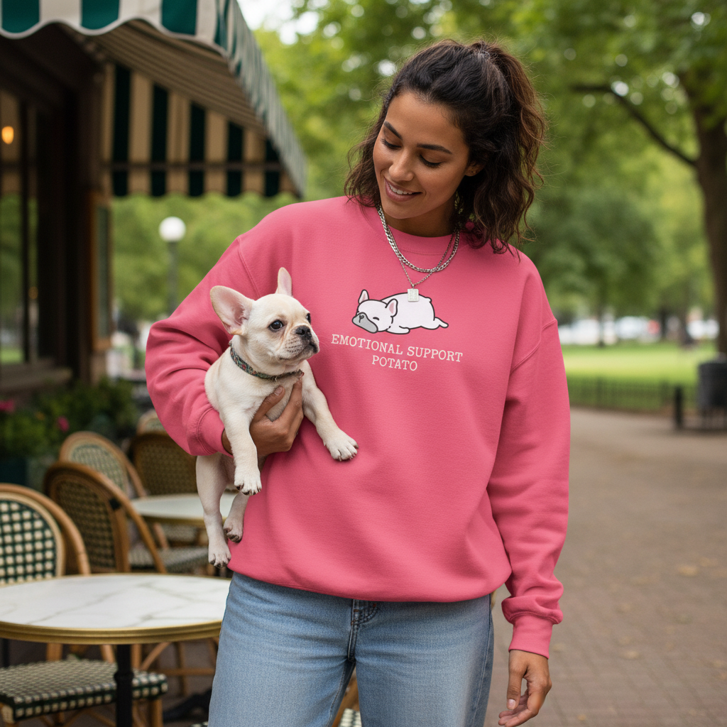 Emotional Support Potato - Frenchie | Sweatshirt