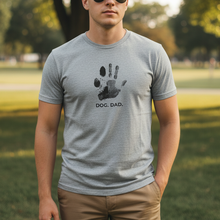 Paw Hand Print - Dog Dad | Classic Tee