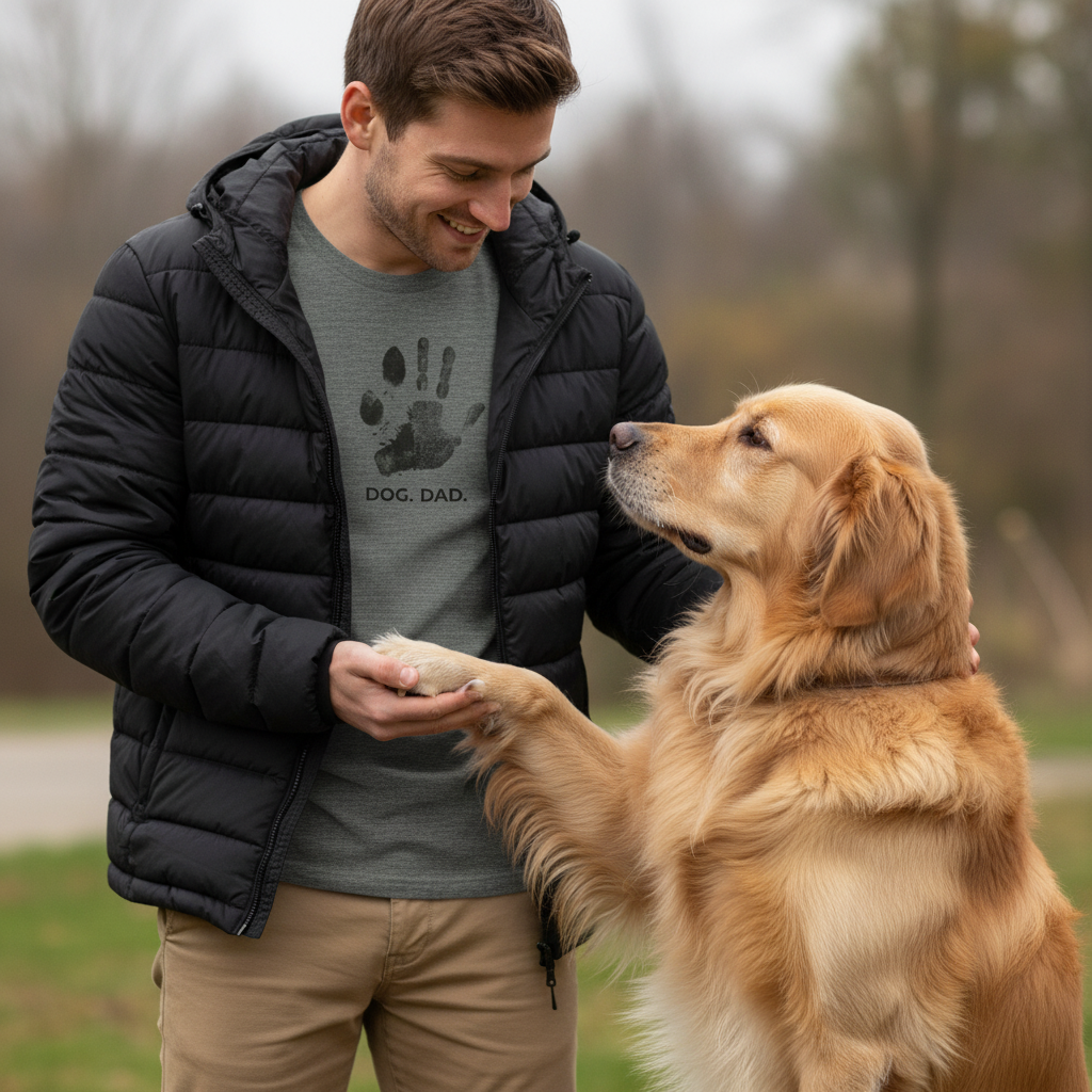 Paw Hand Print - Dog Dad | Classic Tee