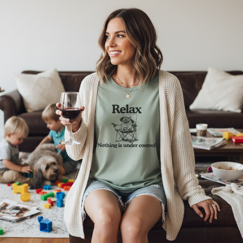Relax - "Nothing Is Under Control" | Heavyweight Tee