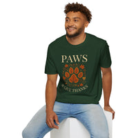 Load image into Gallery viewer, Paws and Give Thanks T-Shirt
