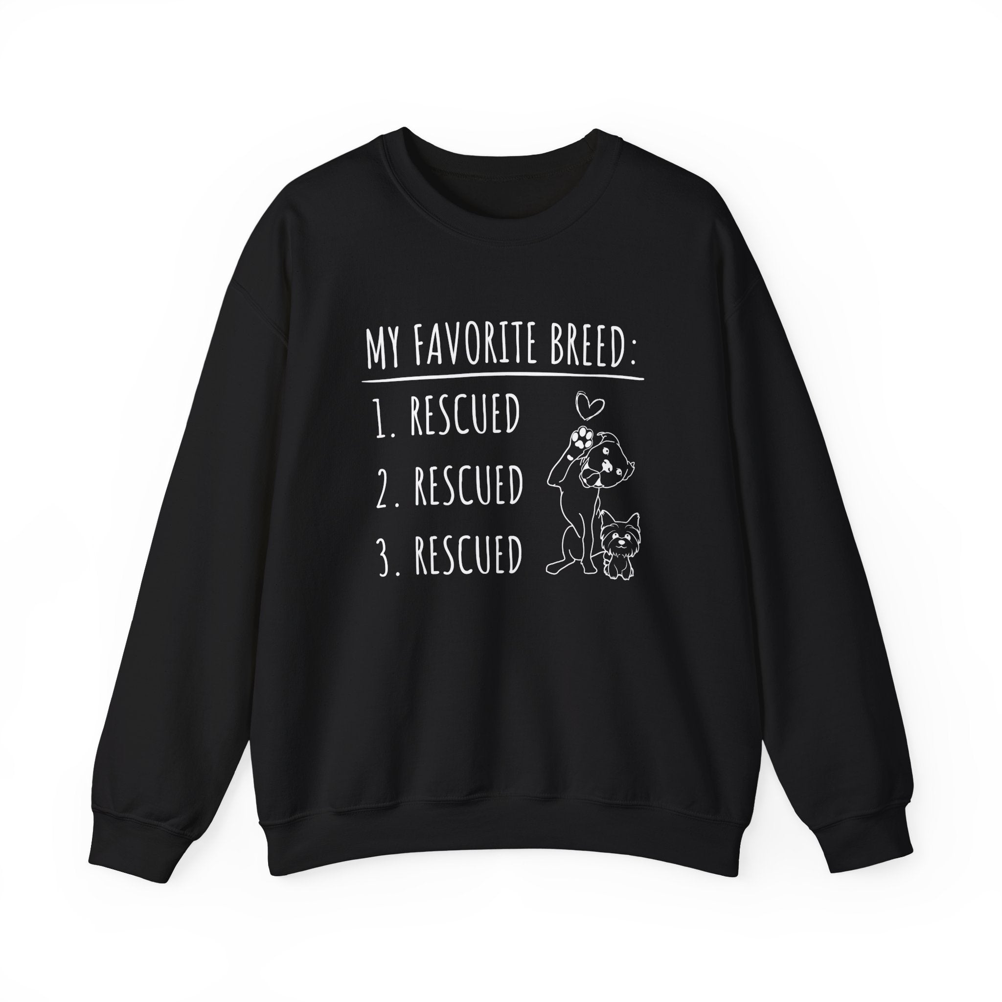 My Favorite Breed: Rescued | Sweatshirt