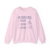 Load image into Gallery viewer, My Favorite Breed: Rescued | Sweatshirt
