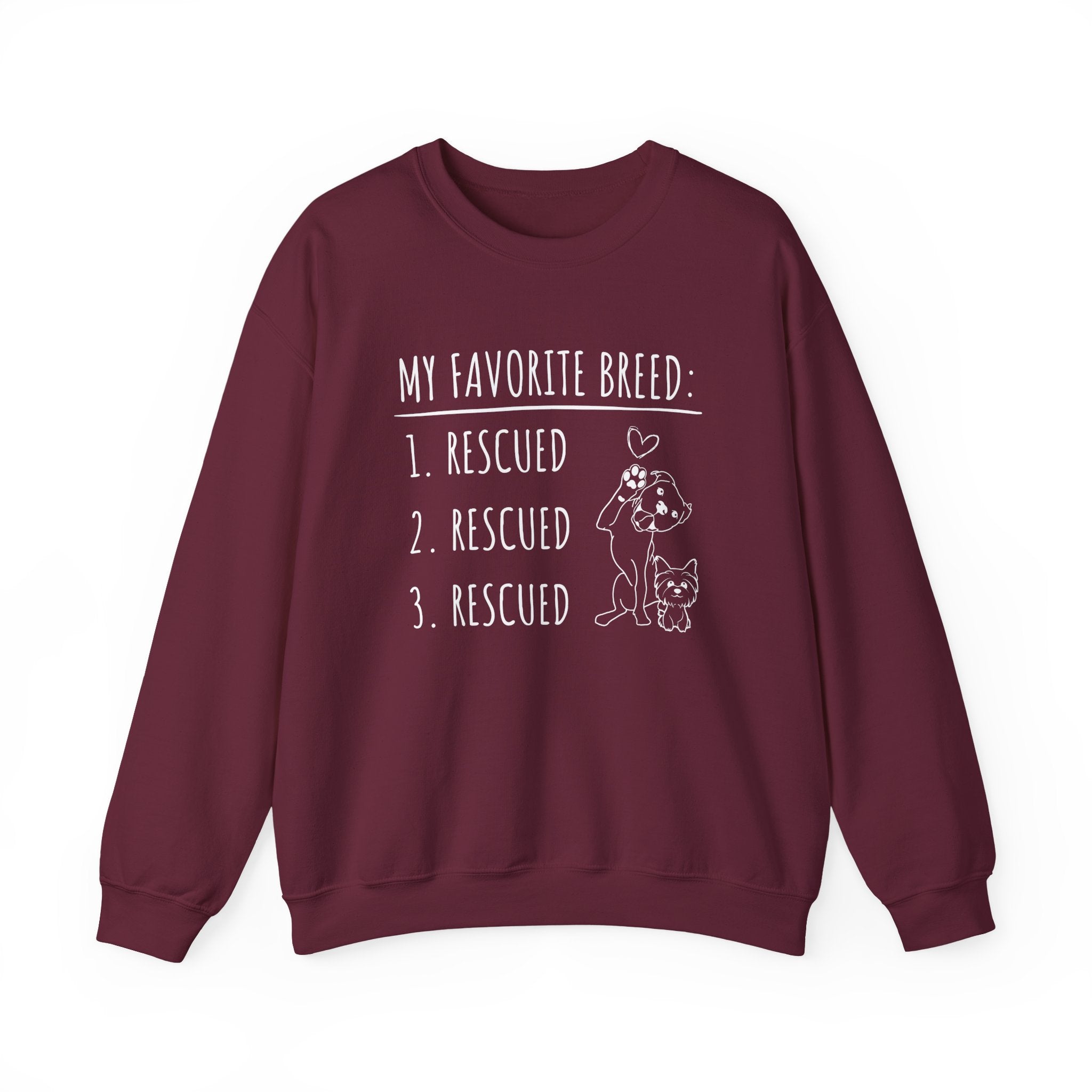 My Favorite Breed: Rescued | Sweatshirt